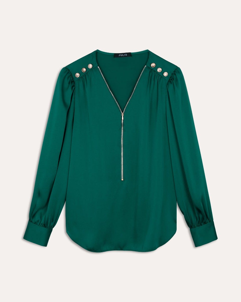 Blusa verde botella top