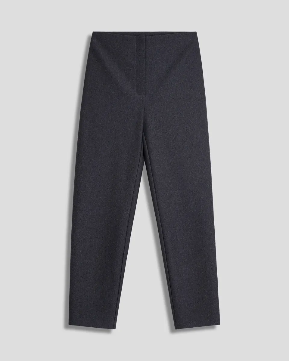 Leggings Gris Oxford Tiro Alto 