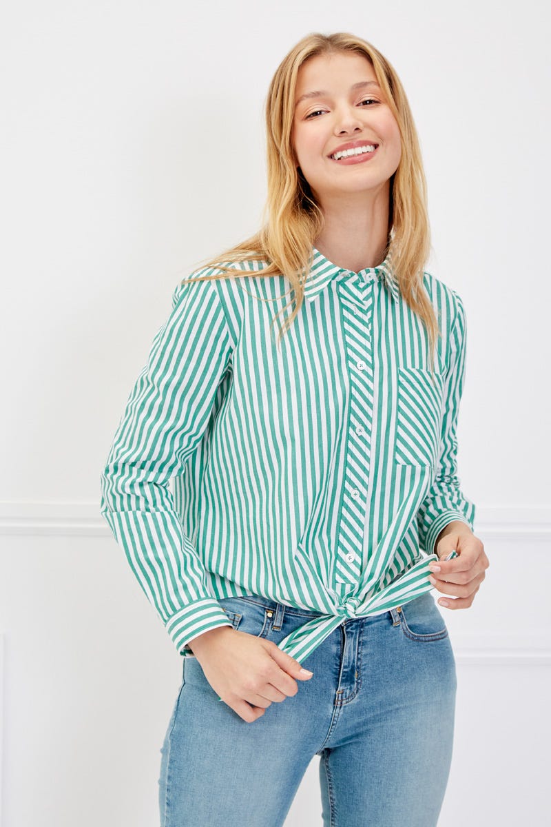 Blusas anudadas al frente sale