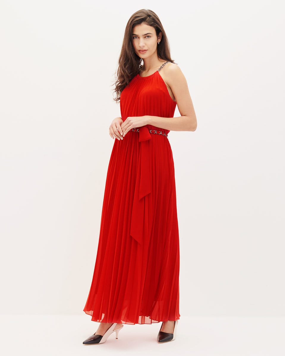 Maxi Vestido Plisado