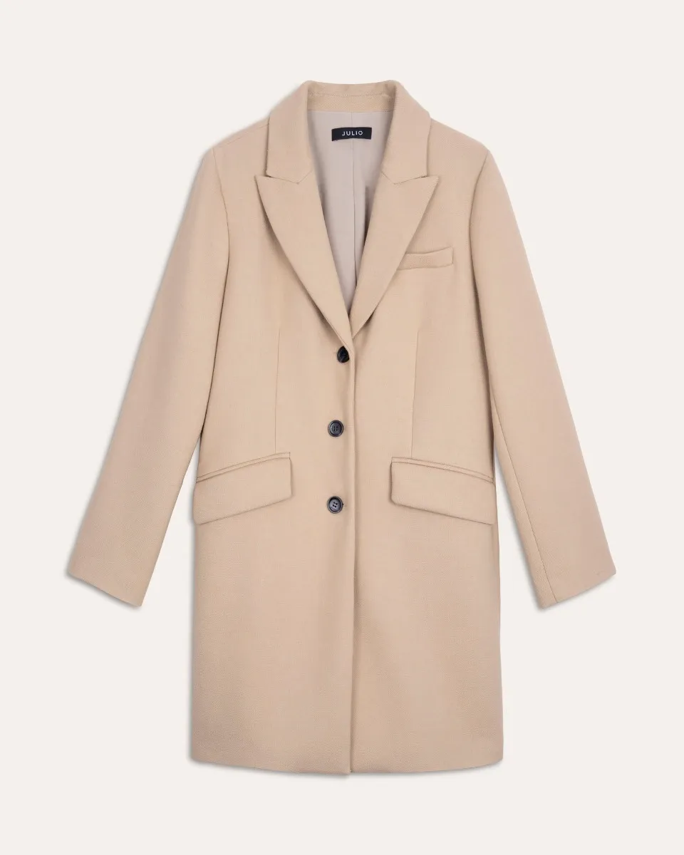 Abrigo Arena Largo 3/4 Solapa De Pico 