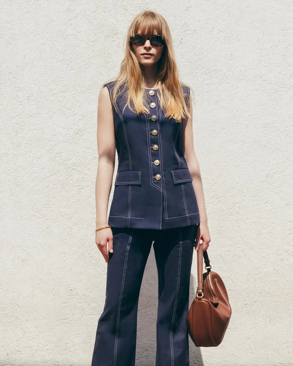 Chaleco Tipo Denim Corte Francés 