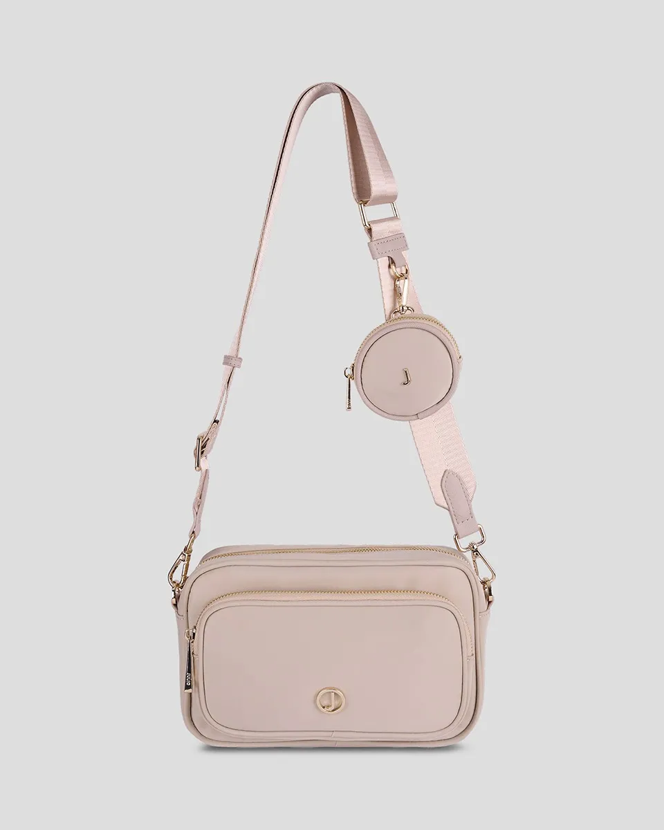 Bolsa Crossbody Beltbag Nylon Beige 