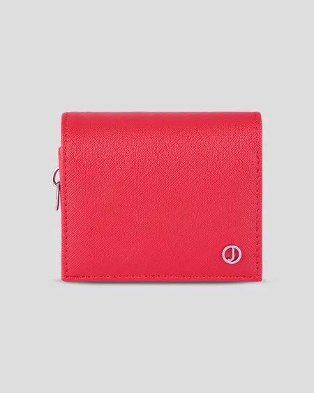 Mini Cartera Roja 3 Estaciones Acabado Granulado