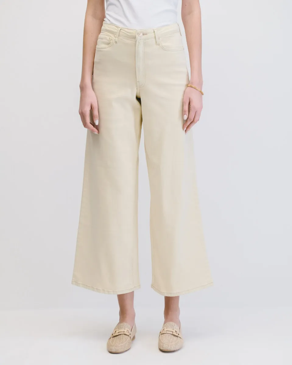 Jeans Wide Leg Tiro Alto Arena 